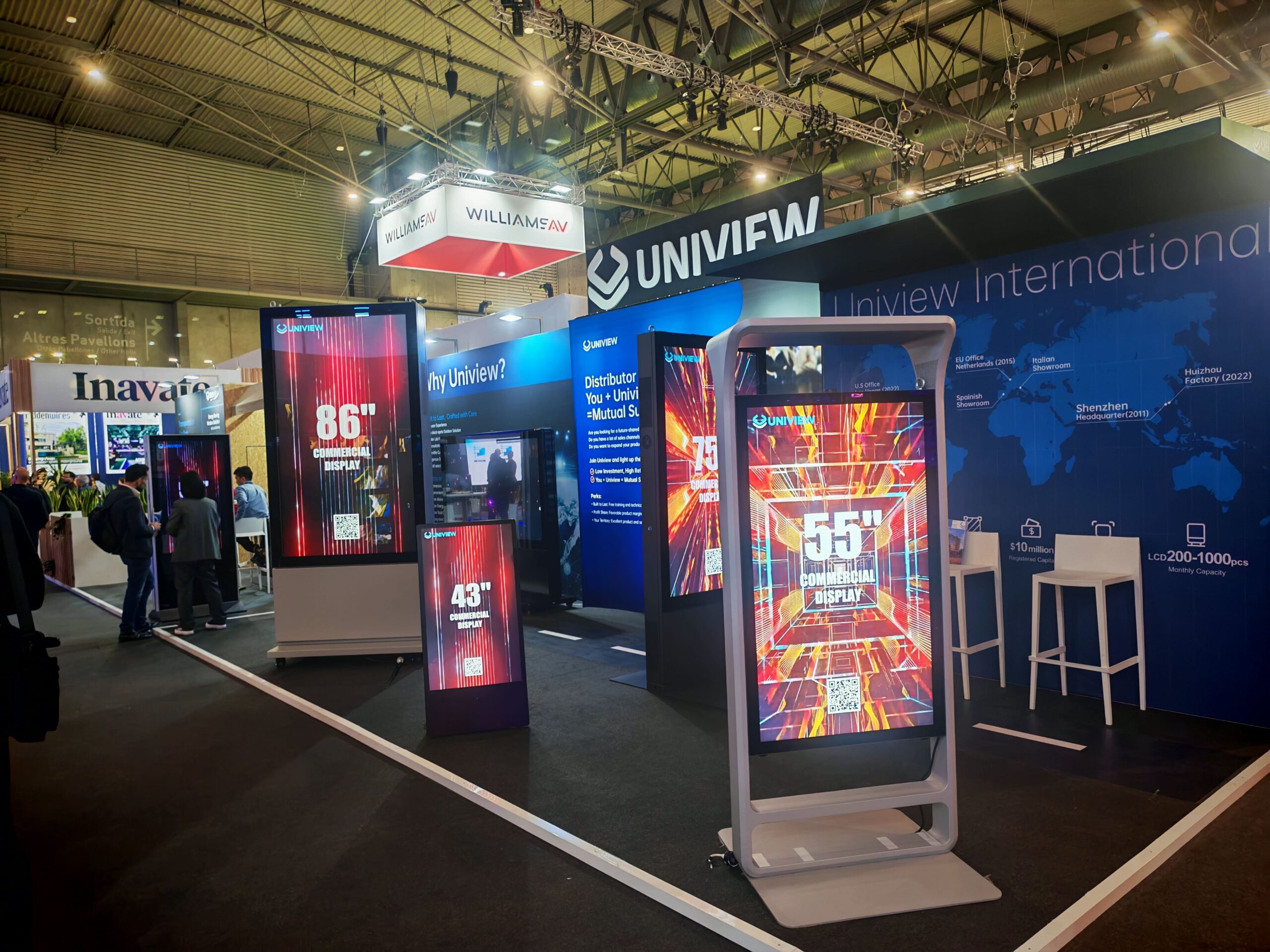 Uniview LCD at ISE 2025 Spain